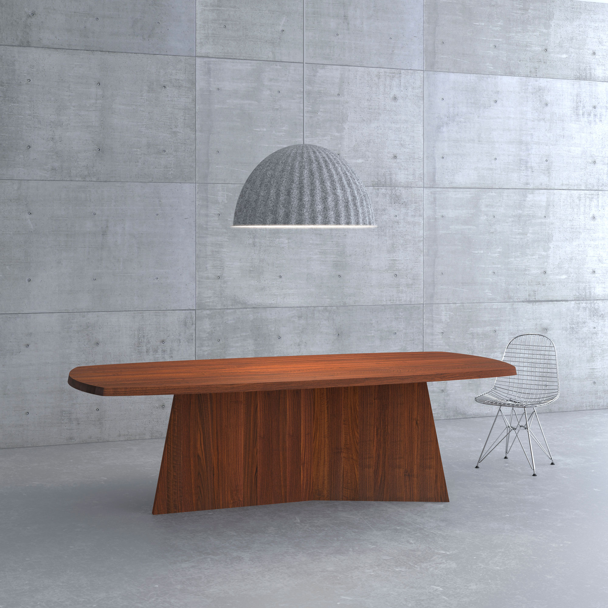 Design Dining Table LOTUS cam1 custom made in solid wood by vitamin design