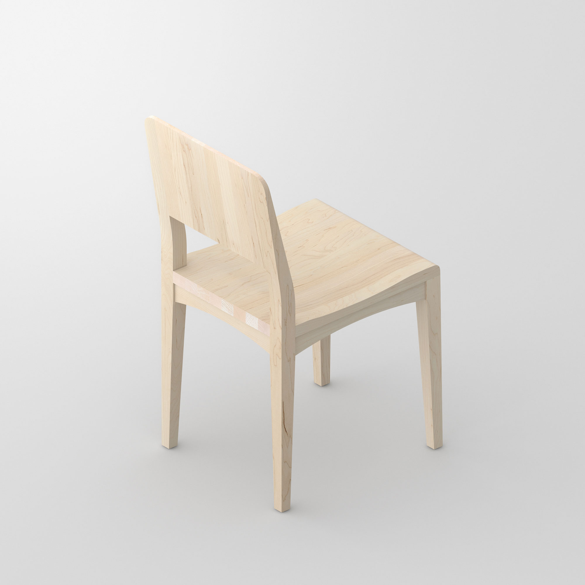 Solid Wood Chair INTUS cam3 custom made in solid wood by vitamin design