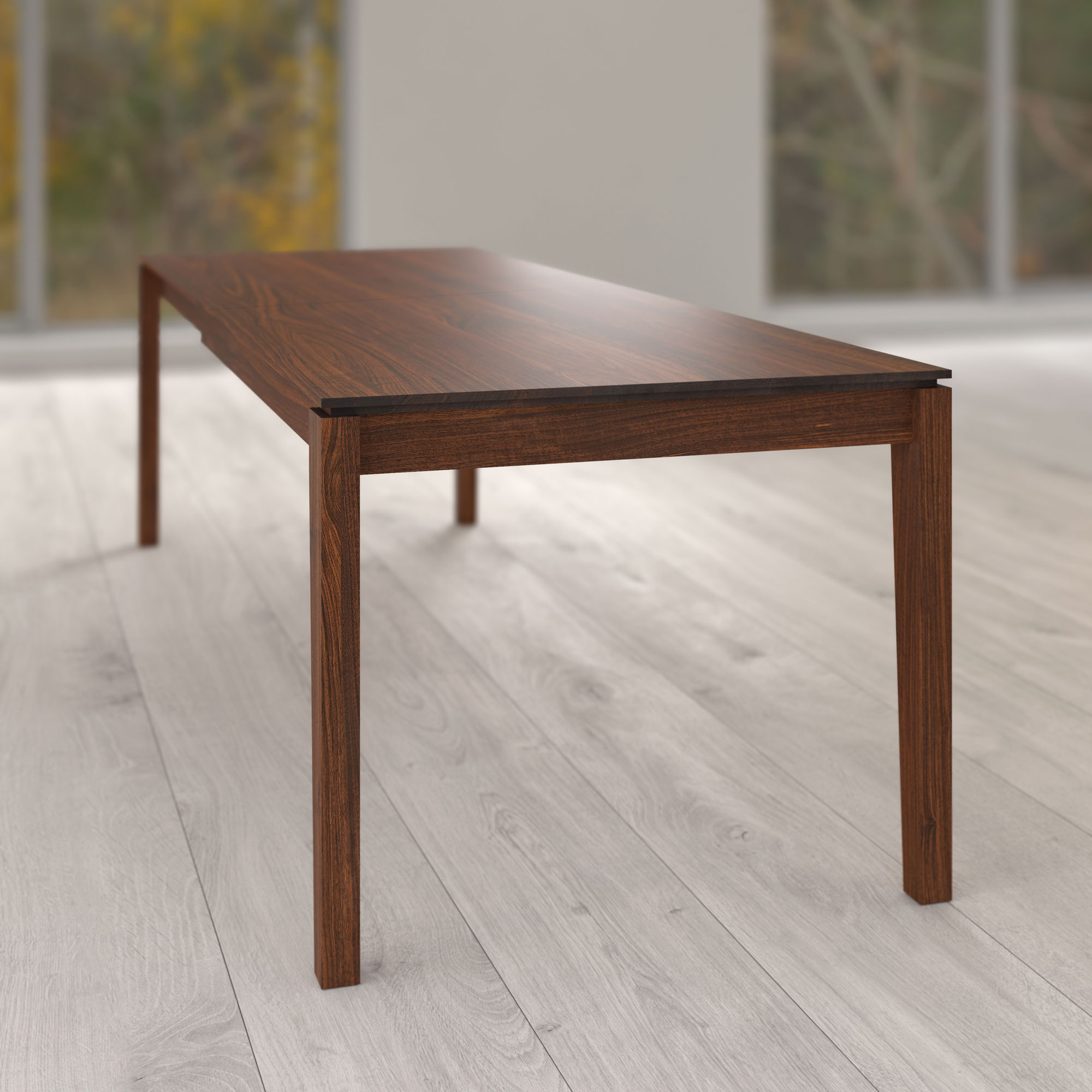 Extending Dining Table CONVERTO BUTTERFLY cam3 custom made in solid wood by vitamin design