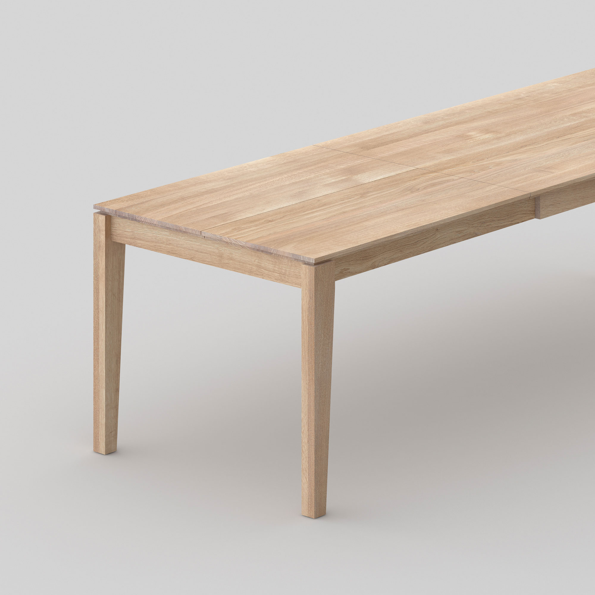 Extending Dining Table CONVERTO BUTTERFLY cam2 custom made in solid wood by vitamin design