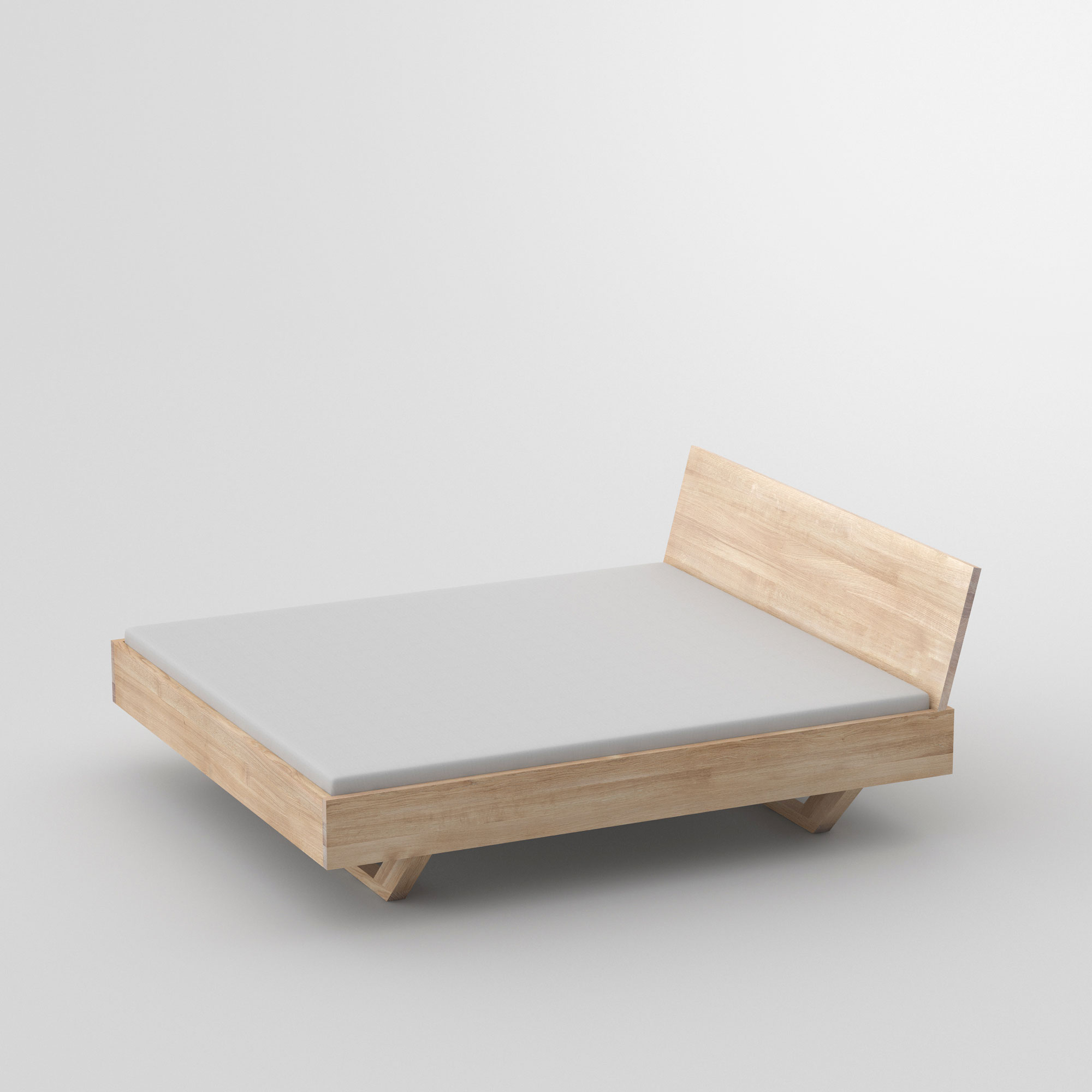 Design Bed QUADRA cam1 custom made in solid wood by vitamin design