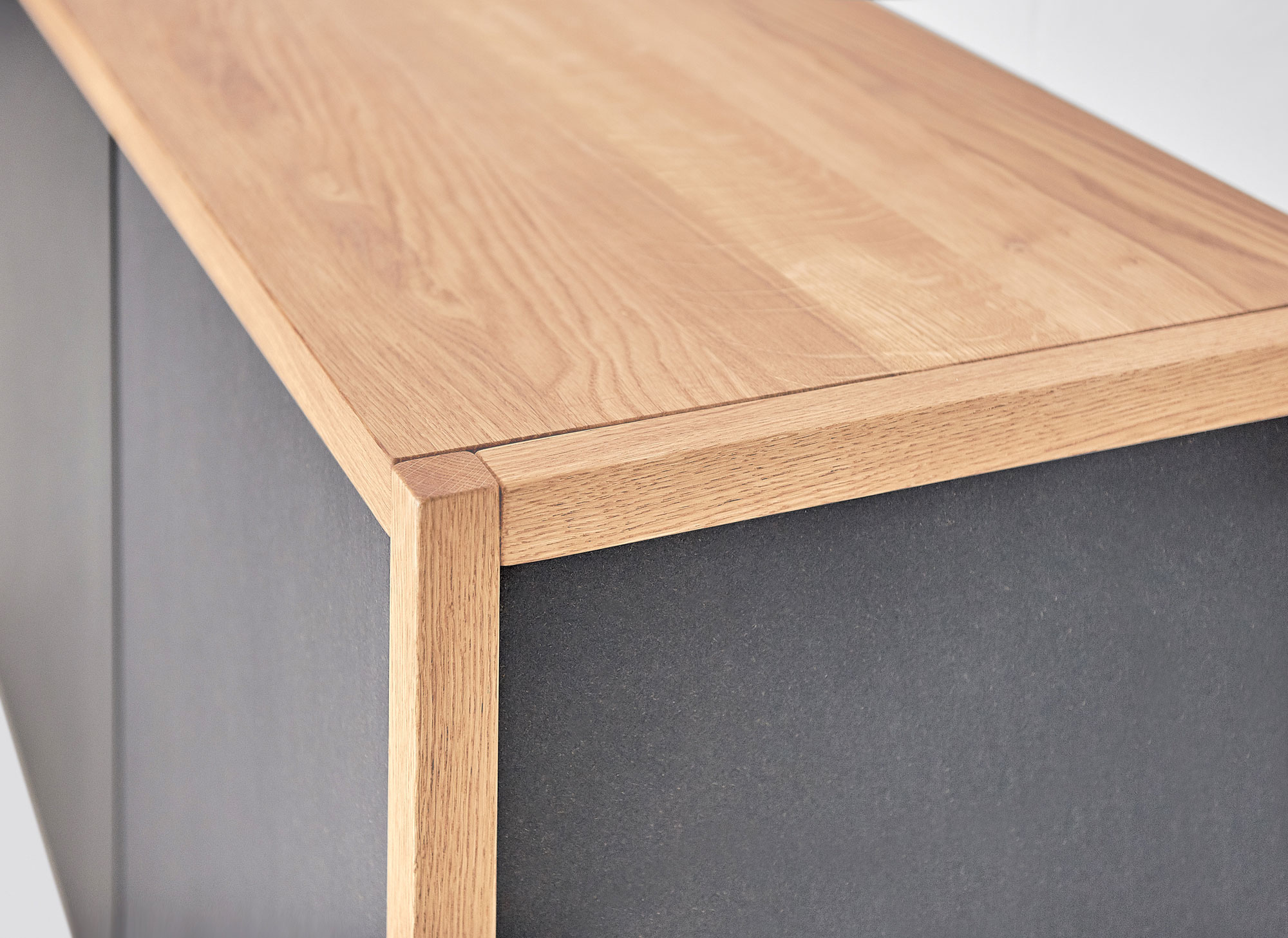 BIO-MDF Wood Sideboard SENA Edited custom made in solid wood by vitamin design