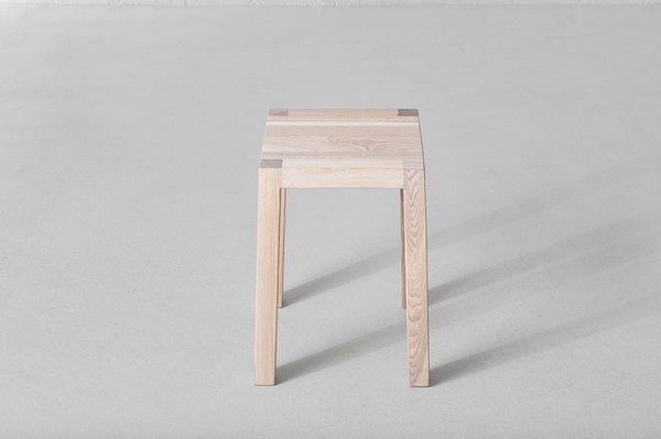 Solid Wood Stool TANTUM Edited custom made in solid wood by vitamin design