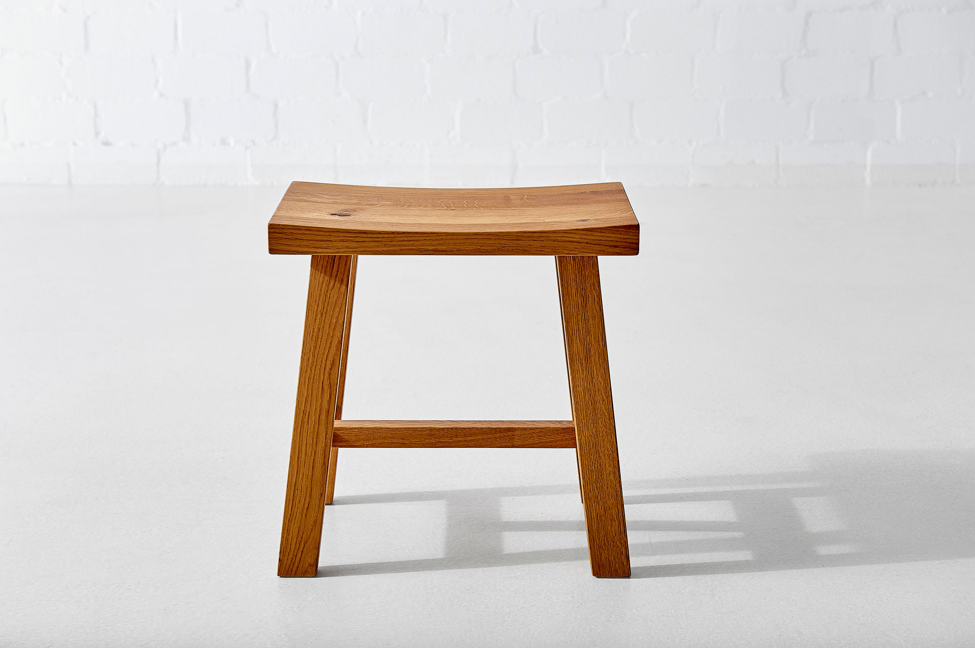 Wooden Stool TUBER Edited custom made in solid wood by vitamin design