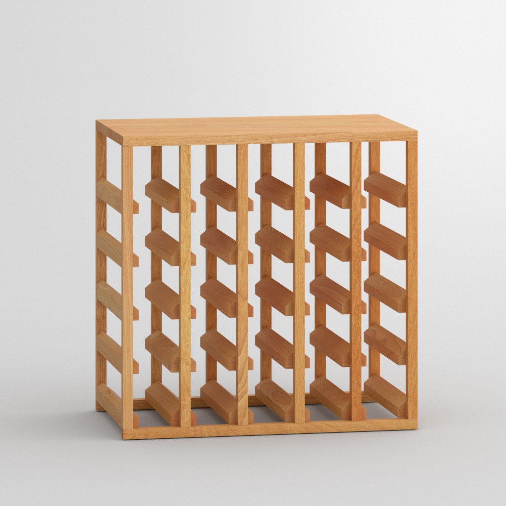 Beech sales wine rack