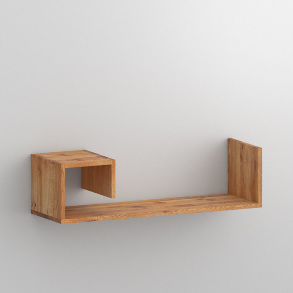  Shelf MENA G cam1 custom made in Solid knotty oak, oiled by vitamin design