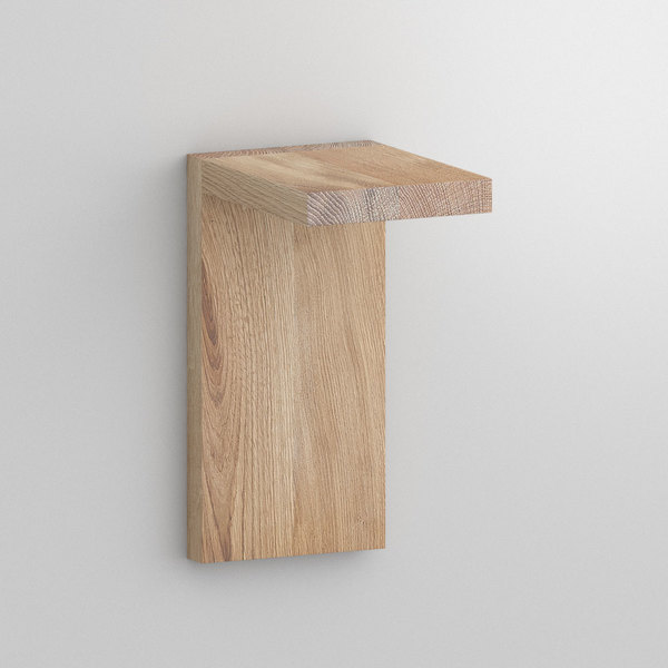  Shelf CIPO cam1 custom made in Solid knotty oak, chalked by vitamin design