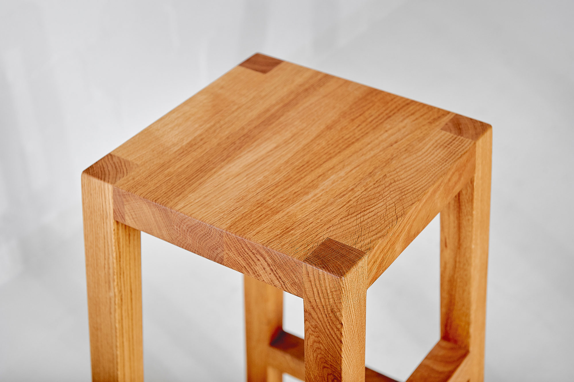 Solid Wood Bar Stool TANTUM BAR Edited custom made in solid wood by vitamin design