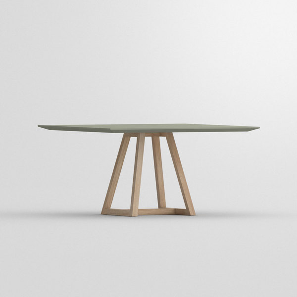 Linoleum table MARGO SQUARE LINO cam2 custom made in Solid oak, chalked by vitamin design Linoleum table MARGO SQUARE LINO cam2 custom made in Solid oak, chalked by vitamin design