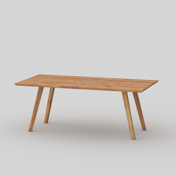  Table RIVANO cam1 custom made in Solid knotty oak, oiled by vitamin design