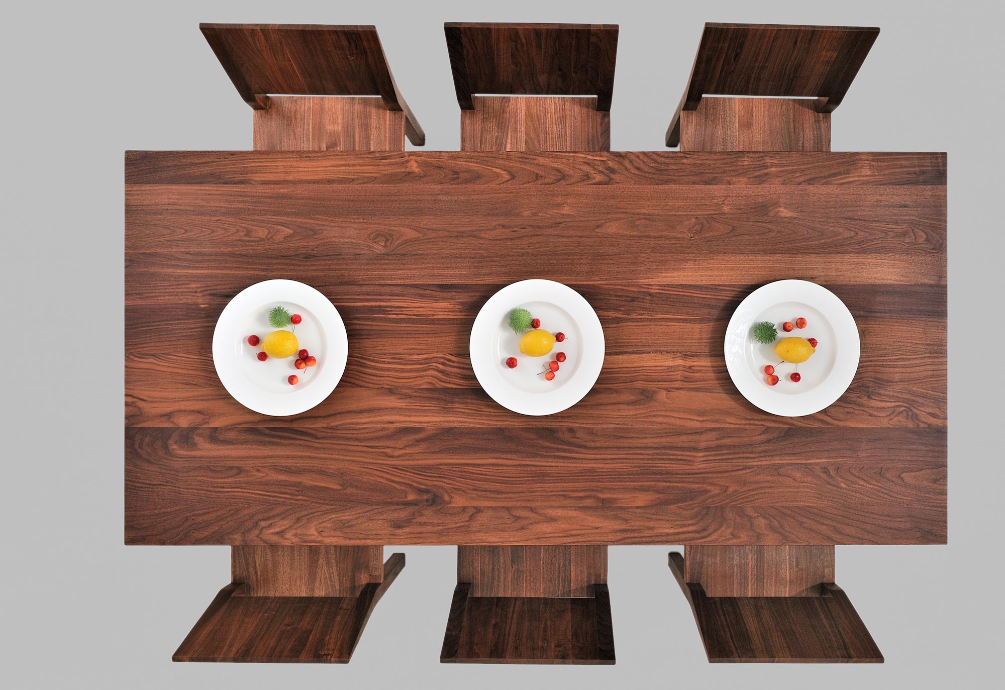 Dining Table Rustic CUBUS 3 B10X10 2234s1 custom made in solid wood by vitamin design