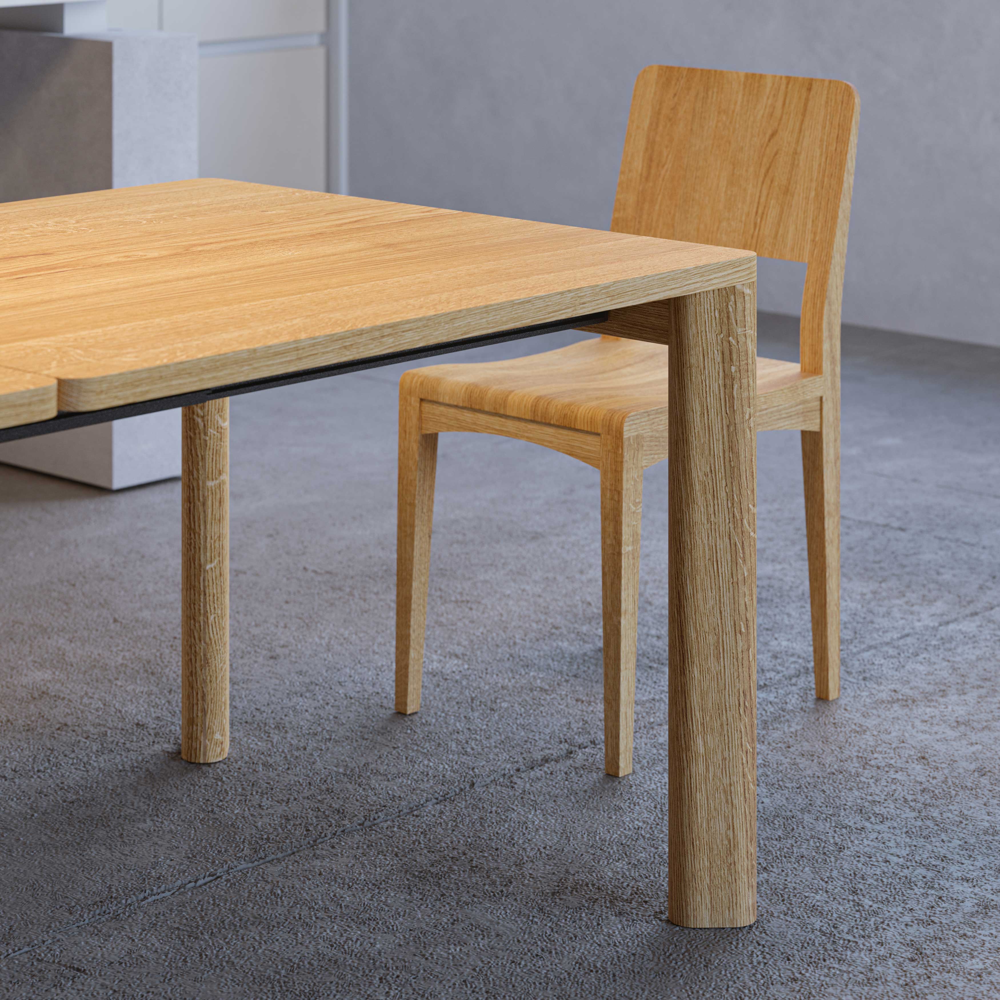 extendable solid wood dining table MOLLIS BUTTERFLY cam3 custom made in solid wood by vitamin design