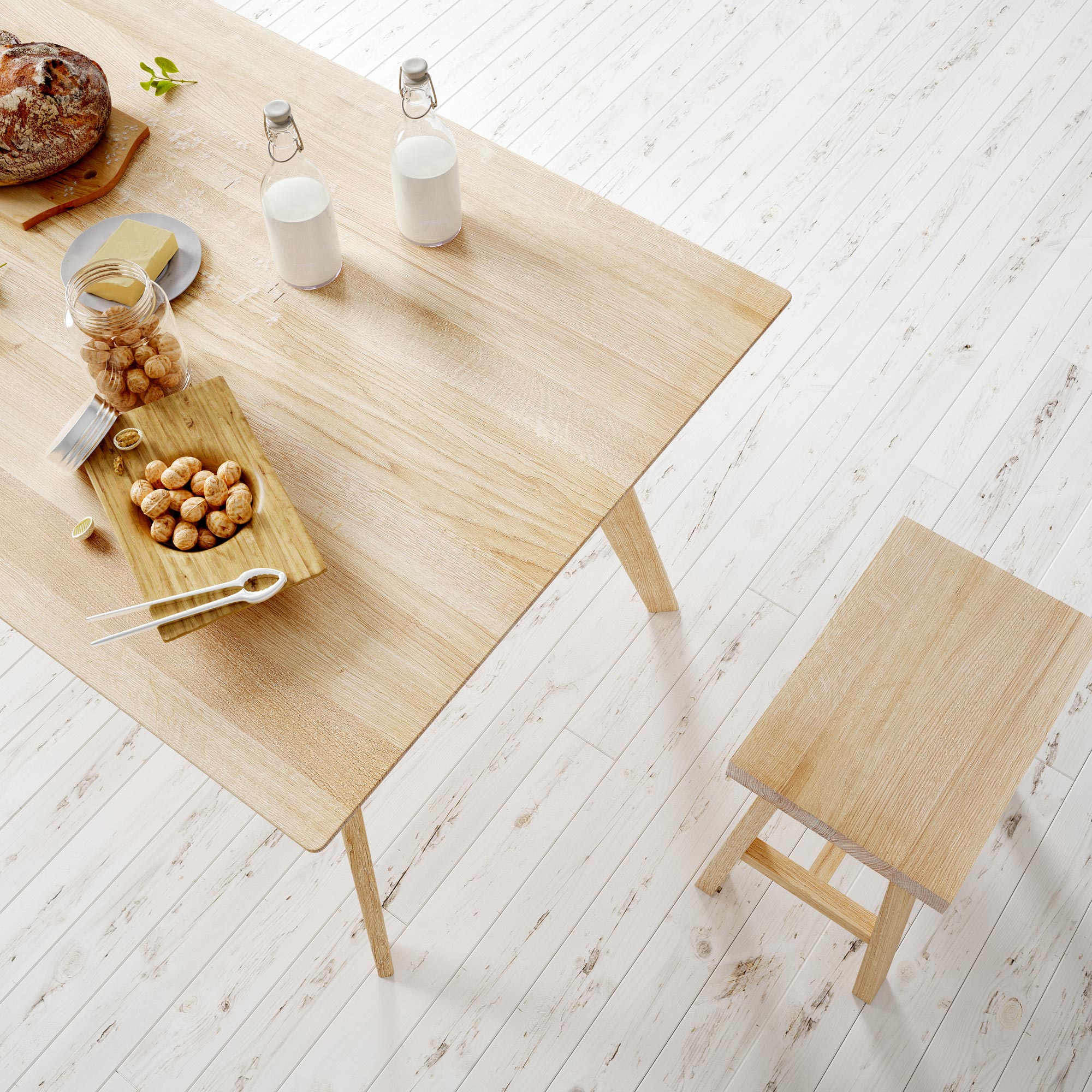 Soft Solid Wood Table CITIUS SOFT final1 custom made in solid wood by vitamin design