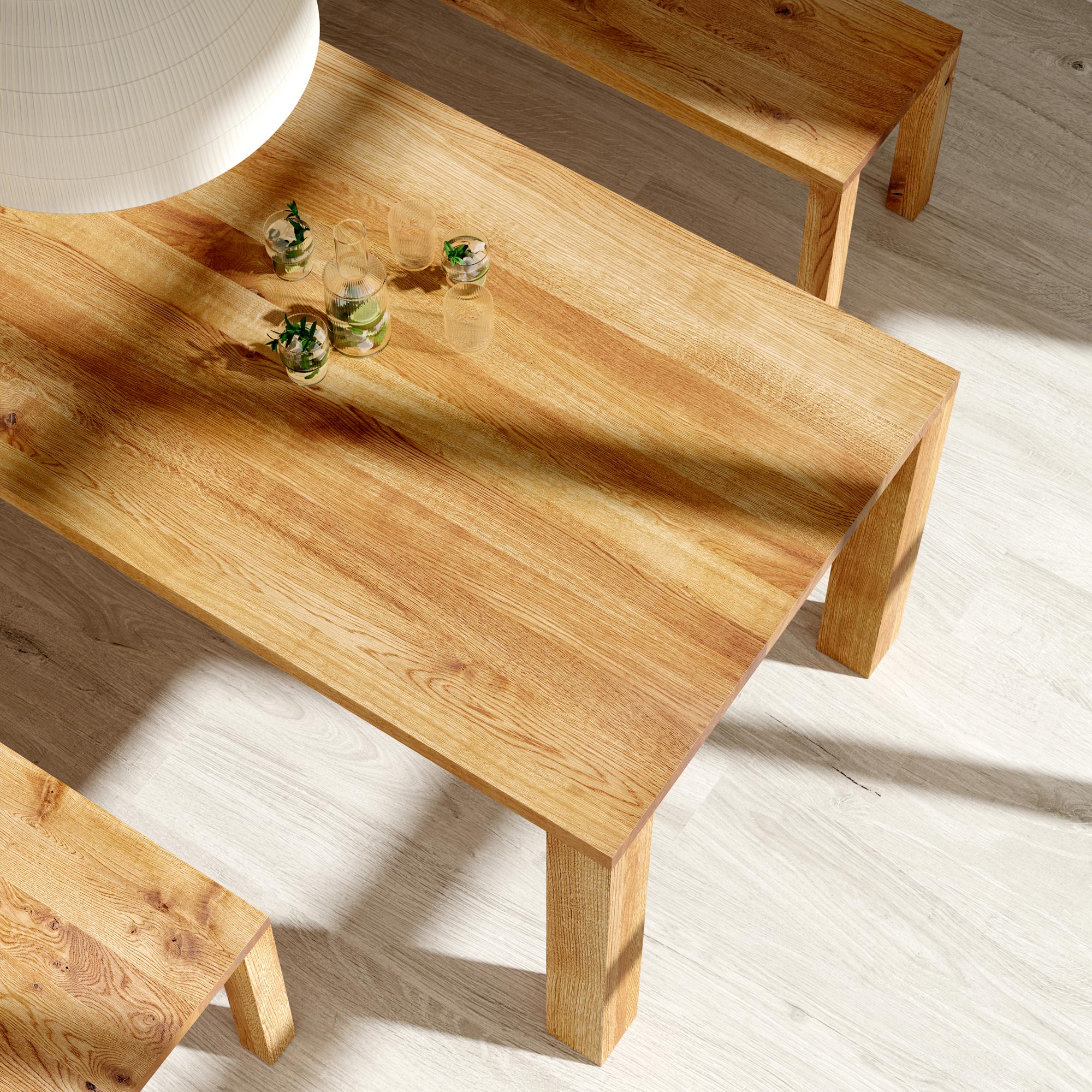 Wood Dining Table CUBUS 4 B10X10 cam3 custom made in solid wood by vitamin design