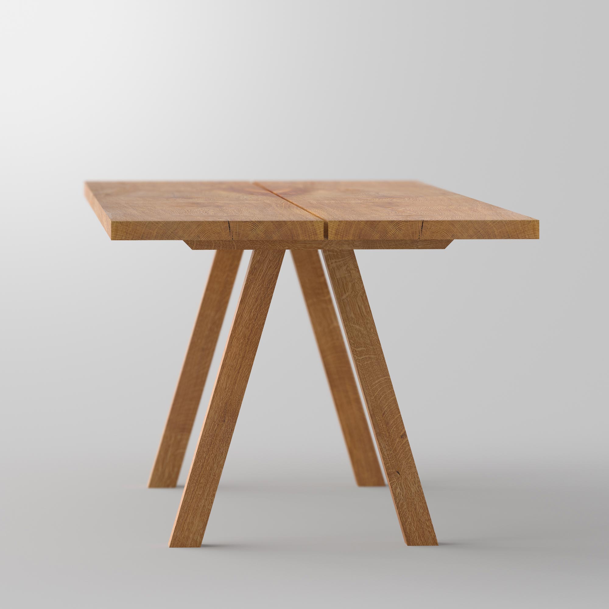 Designer Tree Trunk Table PAPILIO cam5 custom made in solid wood by vitamin design