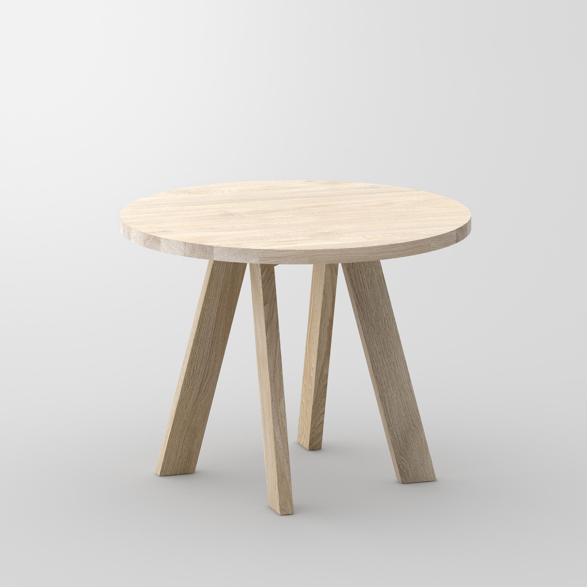 Designer table Round ZIRKEL cam1 custom made in solid wood by vitamin design