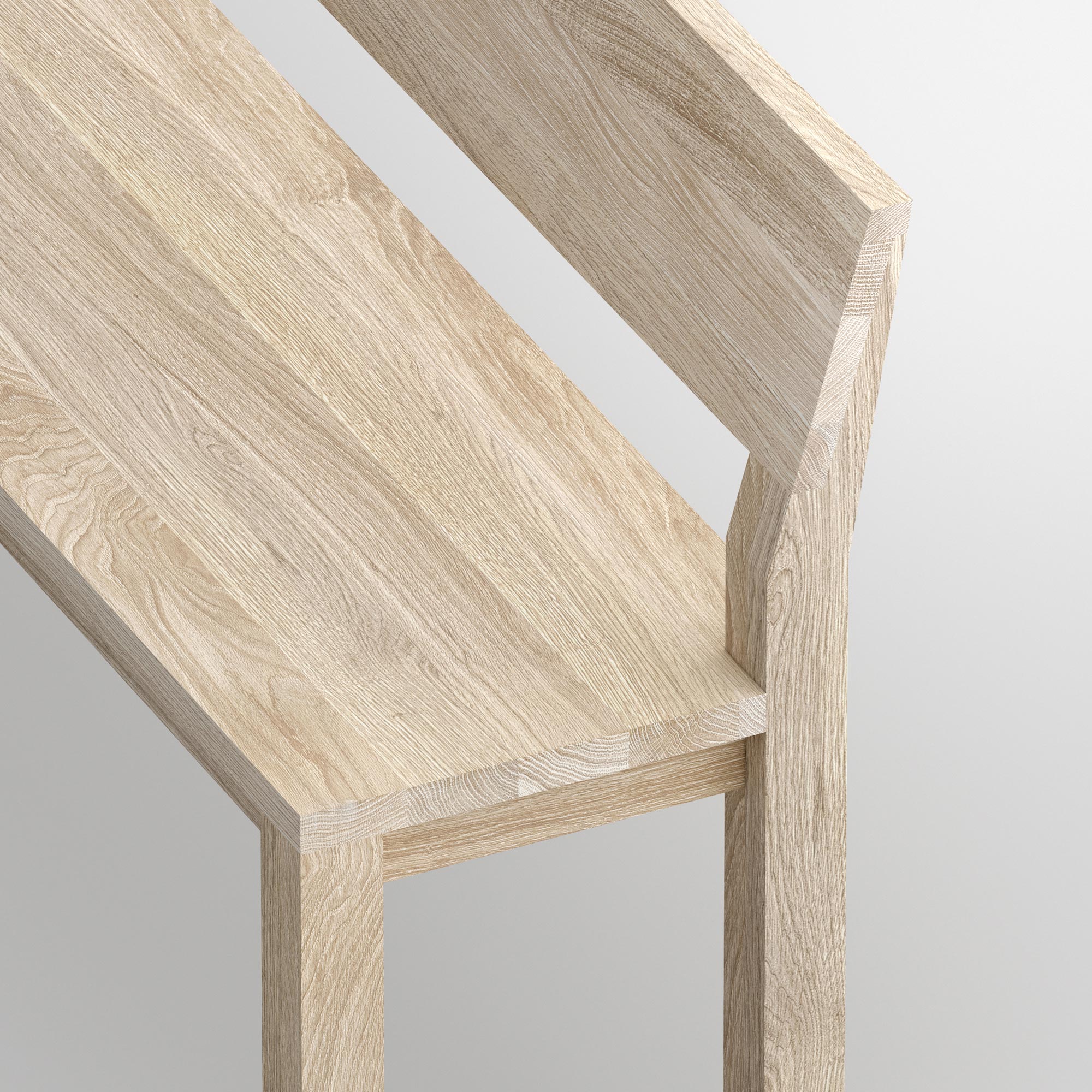 Bench with Backrest CUBUS RL cam4 custom made in solid wood by vitamin design