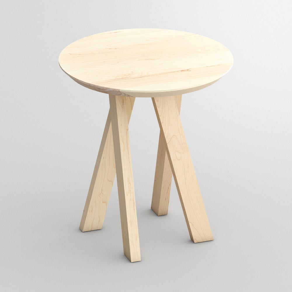 Designer Coffee Table ZIRKEL RG cam2 custom made in solid wood by vitamin design