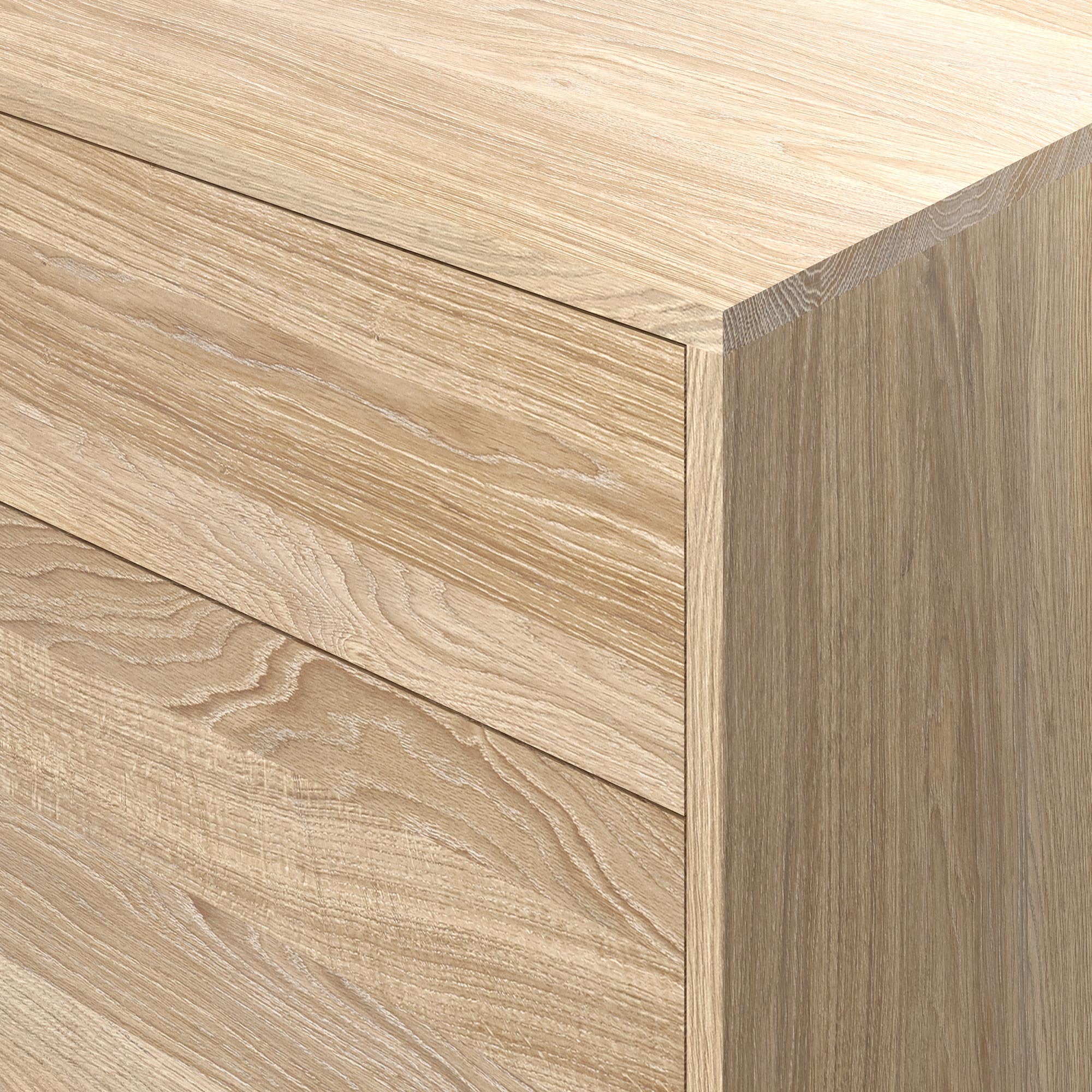 Wooden Designer Sideboard LINEA 1 custom made in solid wood by vitamin design