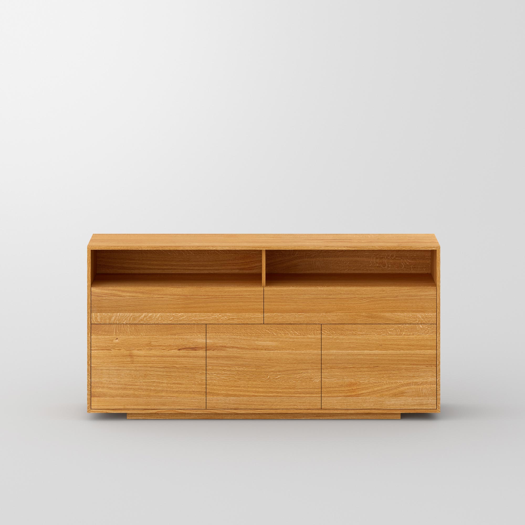 Wooden Designer Sideboard LINEA cam2 custom made in solid wood by vitamin design